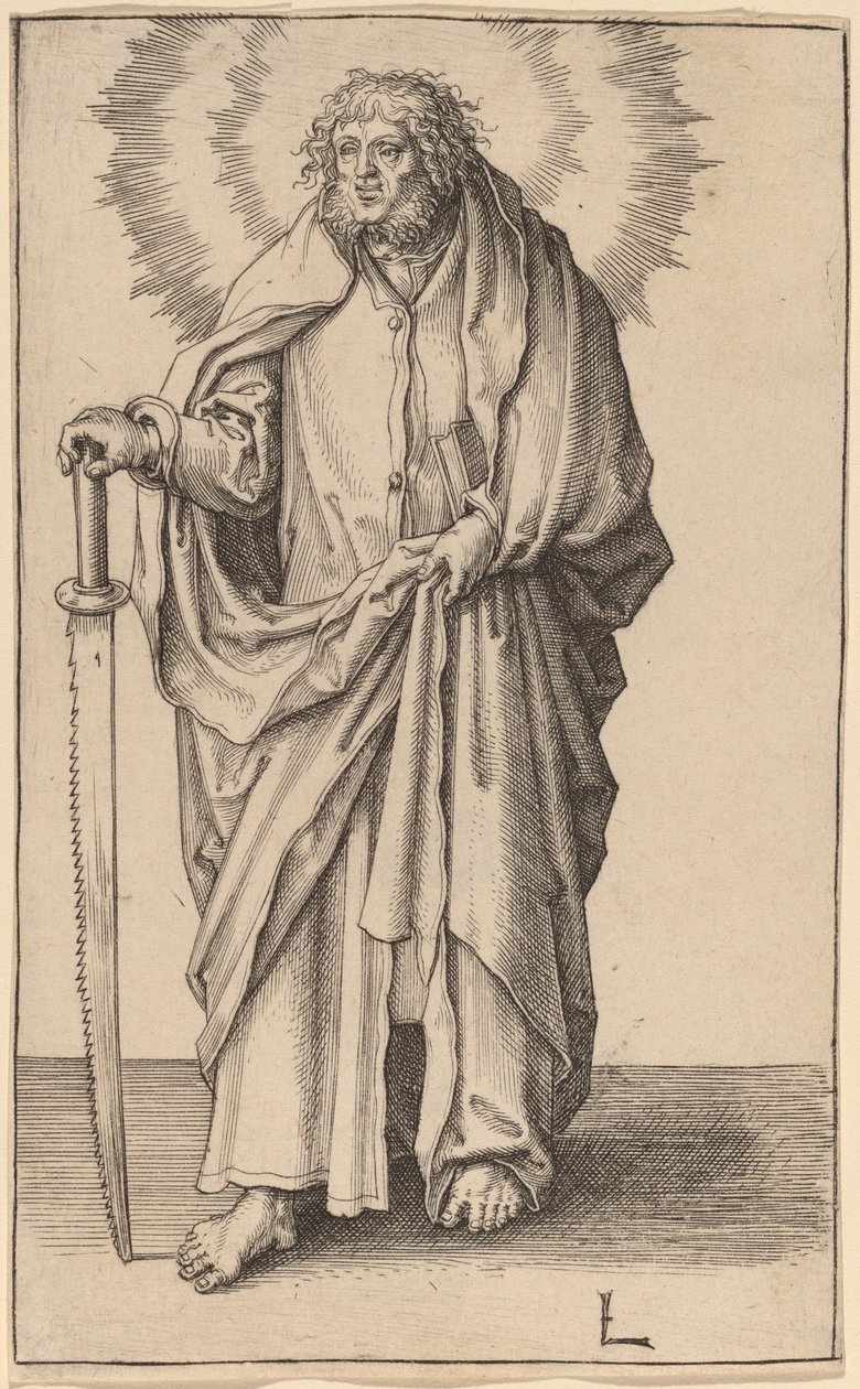 Heiliger Simon von Lucas van Leyden