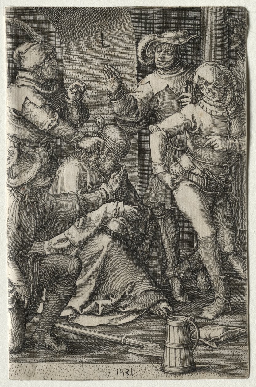 Die Passion: Die Verspottung Christi von Lucas van Leyden