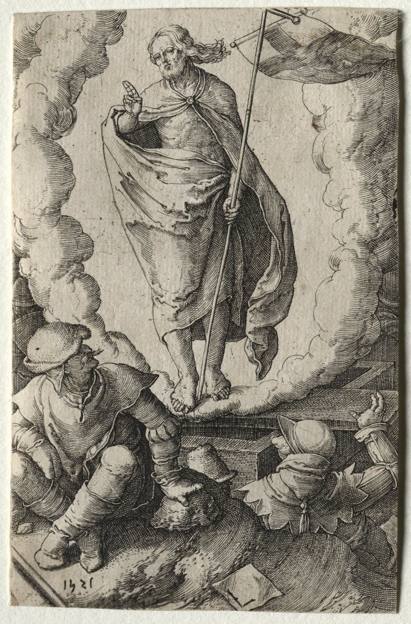 Die Passion: Die Auferstehung, 1521 von Lucas van Leyden
