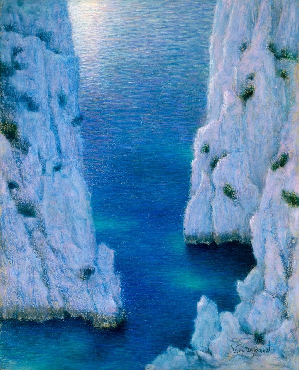 La Calanque, ca. 1936 von Lucien Levy Dhurmer