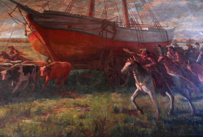 Expedition nach Laguna (Detail) von Lucilio de Albuquerque
