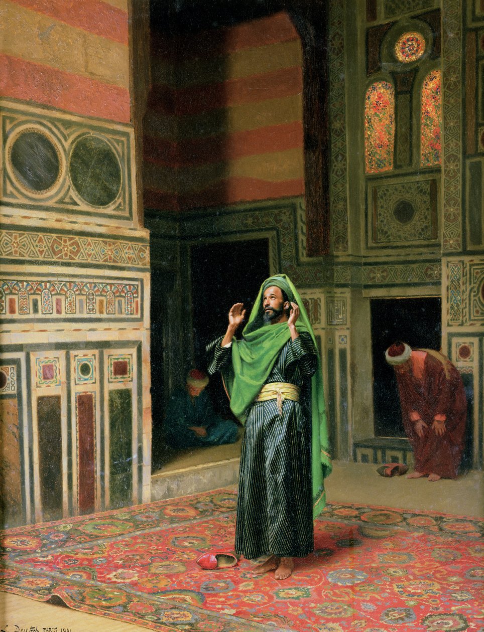 In der Moschee von Ludwig Deutsch