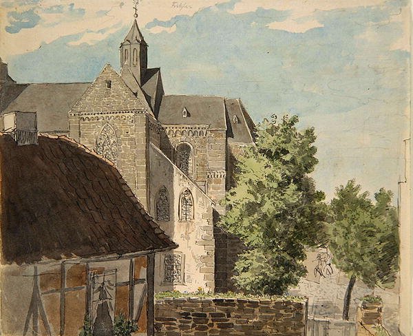 Fritzlarer Dom von Ludwig Emil Grimm