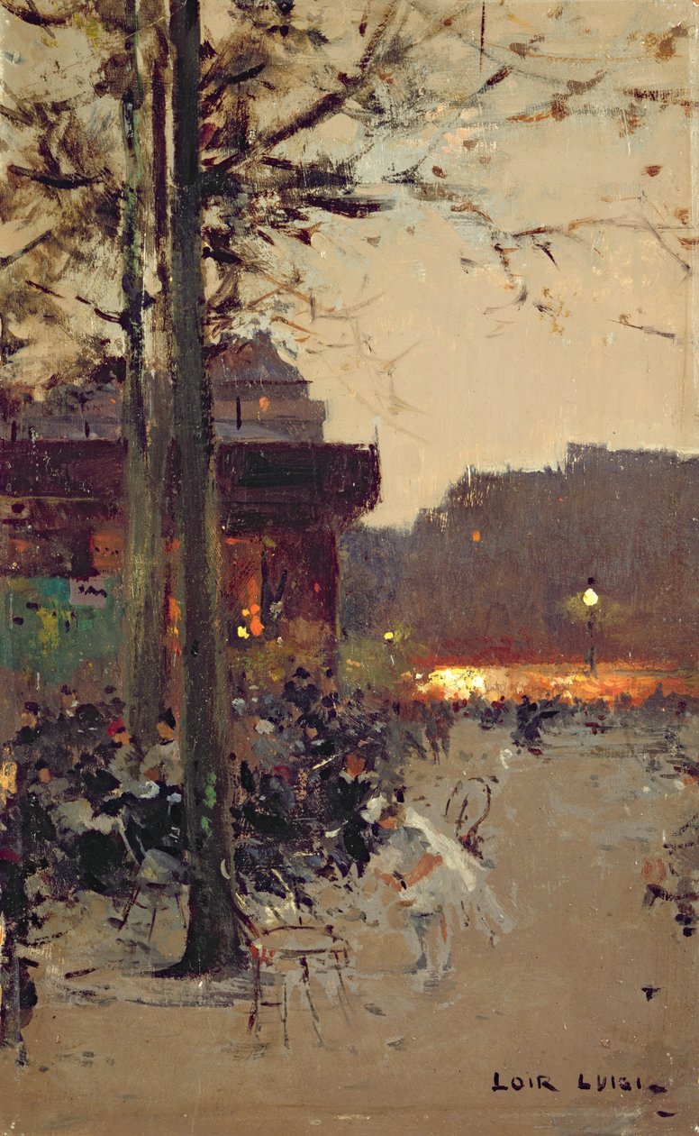 Paris am Abend von Luigi Loir