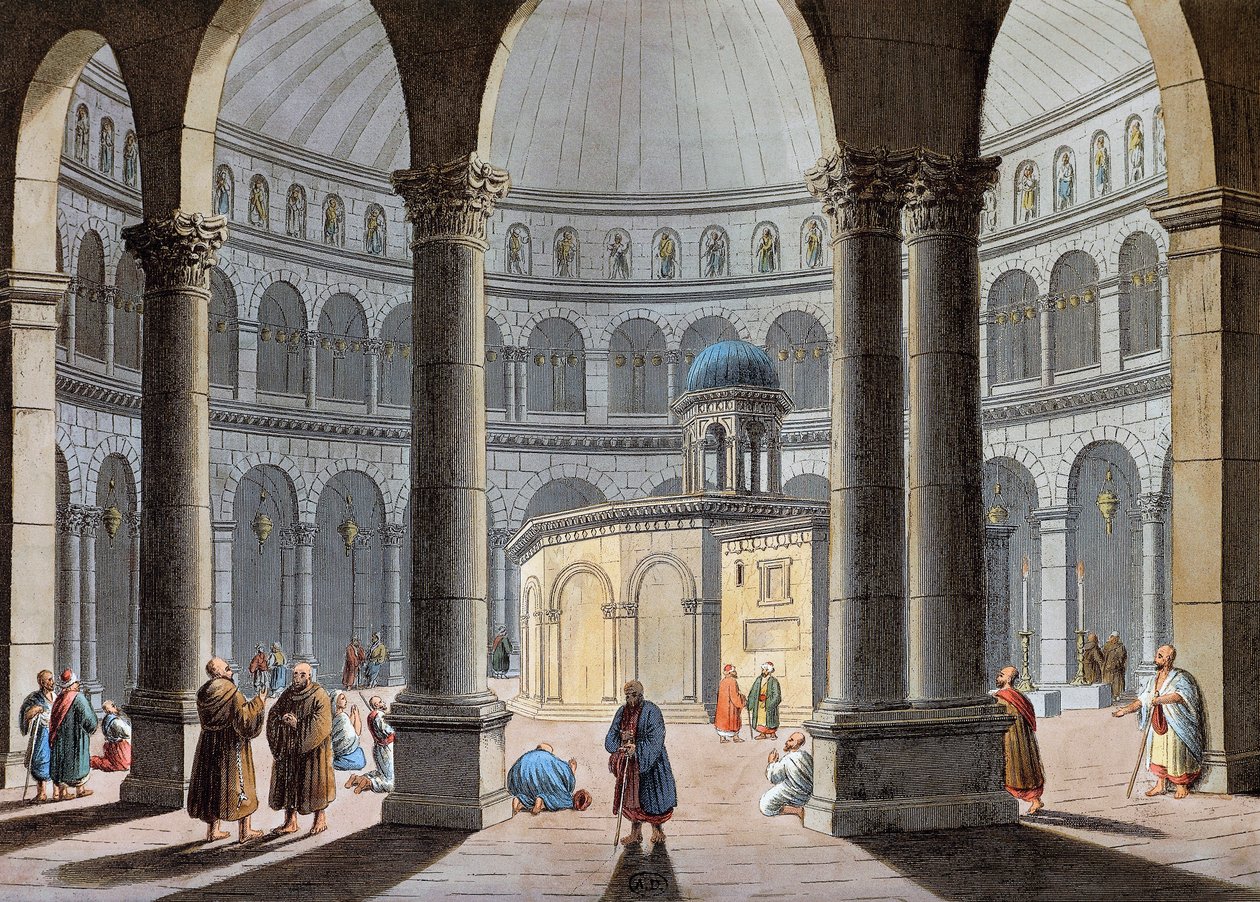 Kirche des Heiligen Grabes, Jerusalem von Luigi Mayer