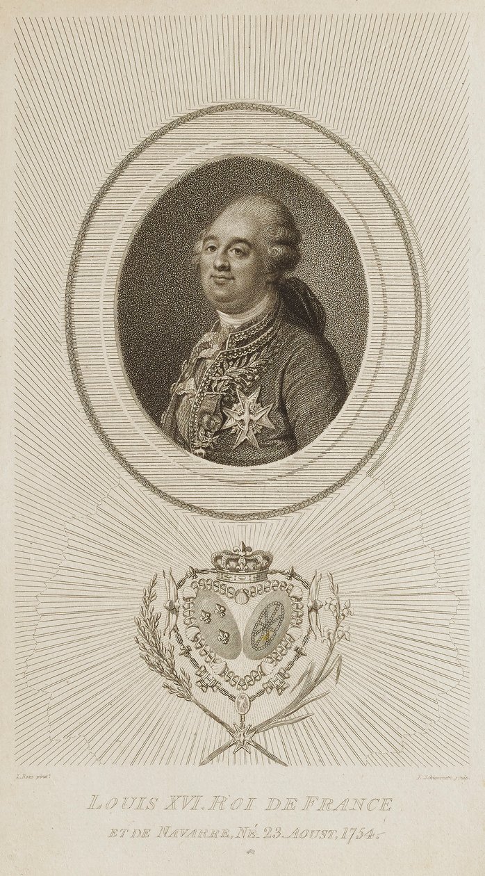 Ludwig XVI., König von Frankreich von Luigi Schiavonetti