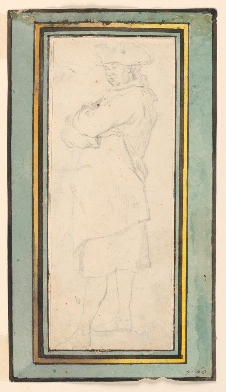Ein stehender Mann von Luigi Vanvitelli