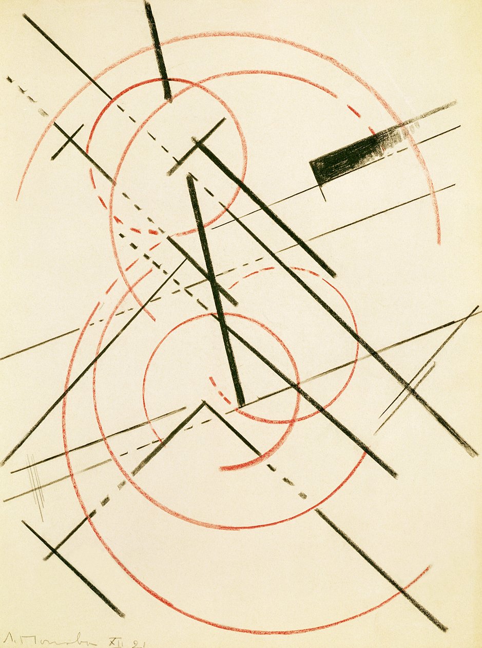 Lineare Komposition von Lyubov Sergeevna Popova