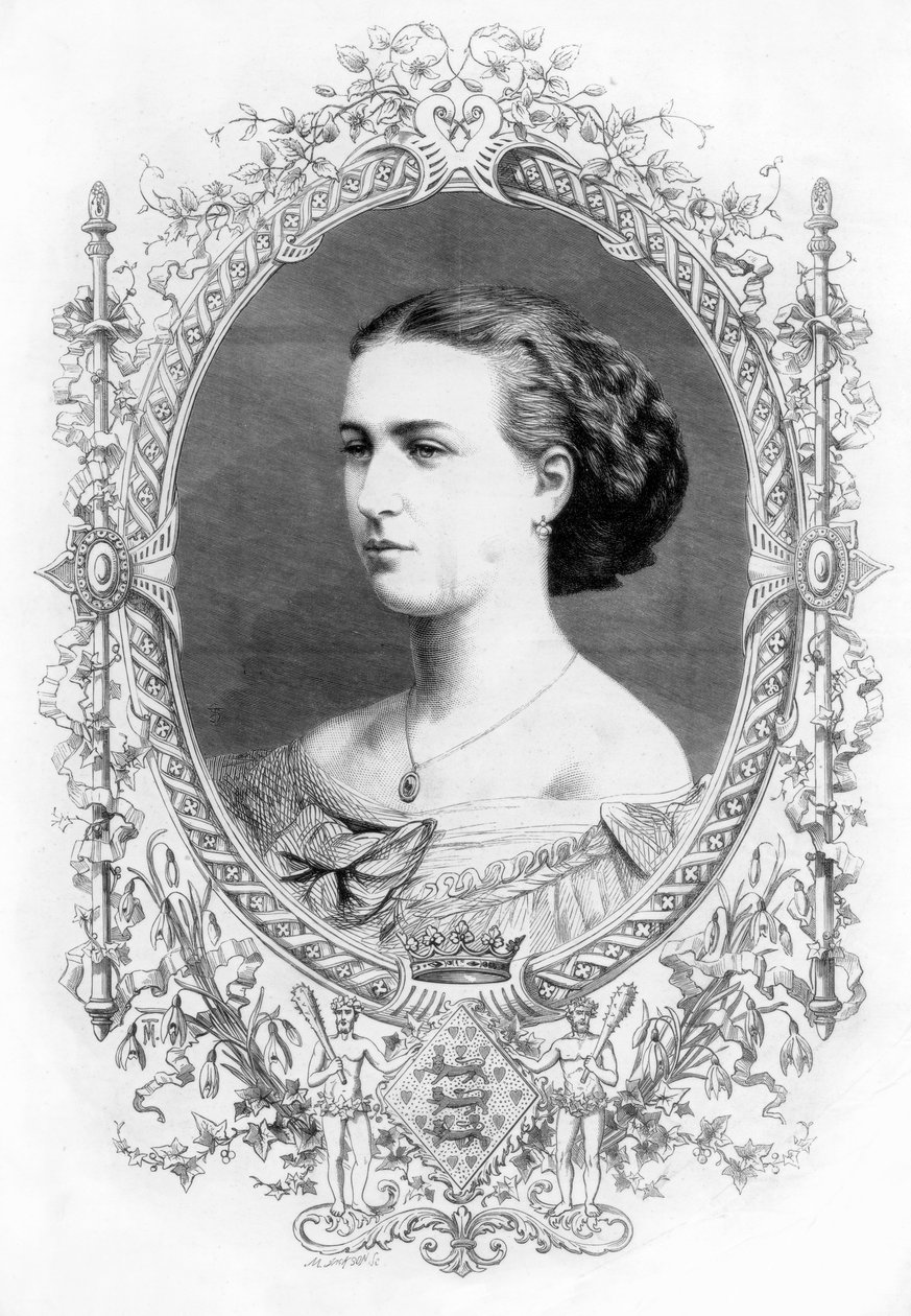Prinzessin Alexandra 1844-1925, 1862 von M. Jackson