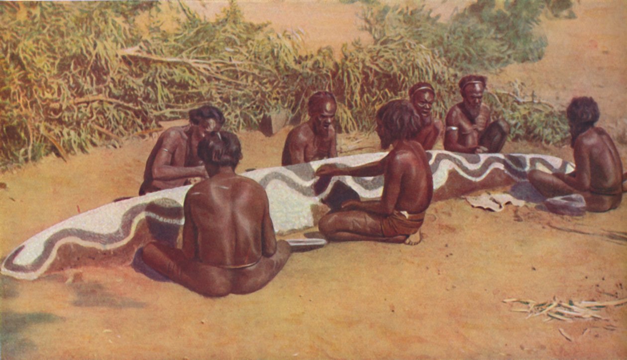 Totemistische Rituale bei den australischen Schwarzen, ca. 1935 von Macmillan Publishers