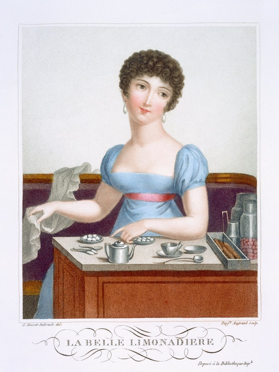 Die schöne Limonadenmacherin, ca. 1816 von Madame G. Busset Dubruste