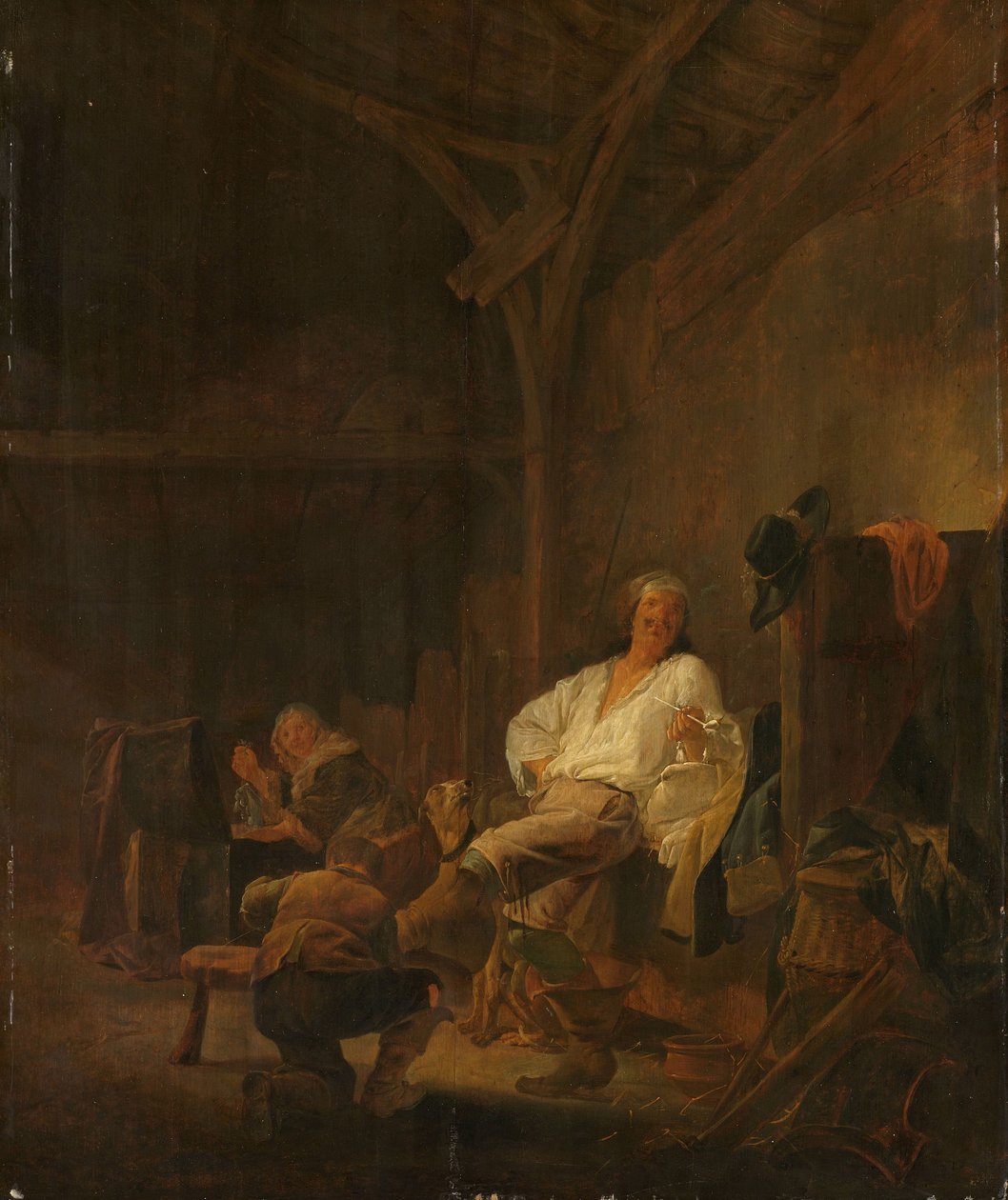 Ein Offizier in einquartierten Quartieren von Maerten Stoop