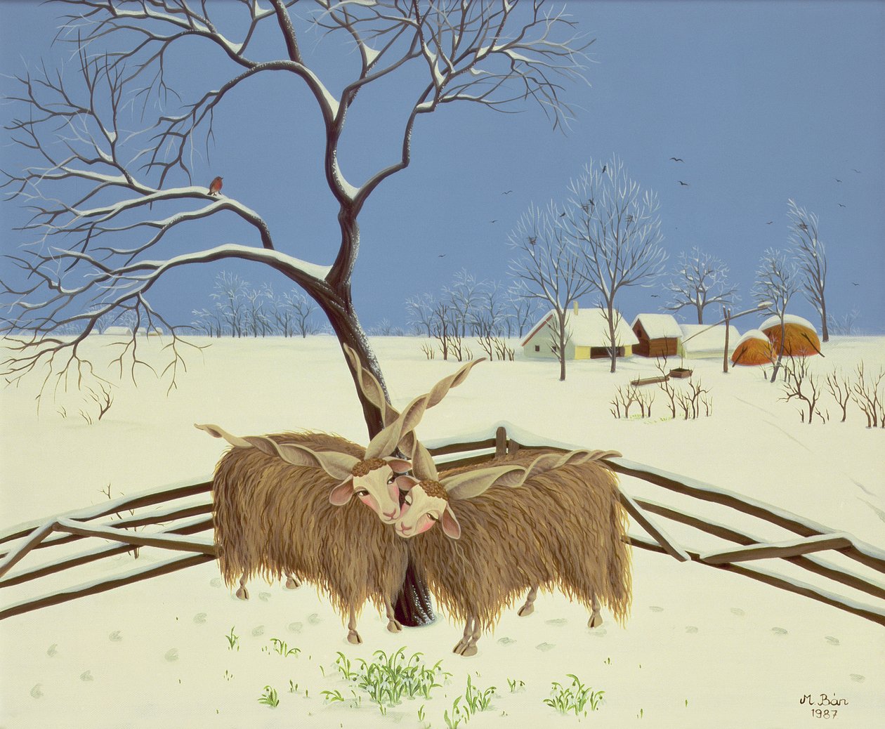 Frühling im Winter, 1987 von Magdolna Ban