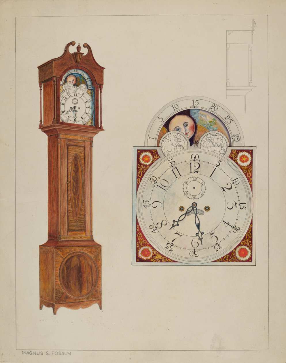 Standuhr von Magnus S. Fossum