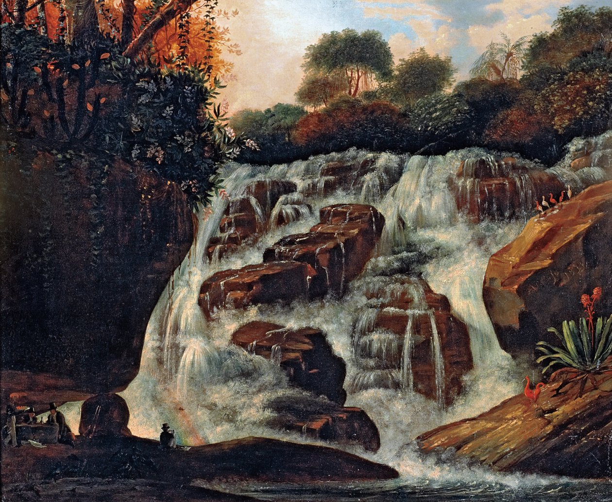 Großer Tijuca-Wasserfall von Manuel Araújo de Porto Alegre