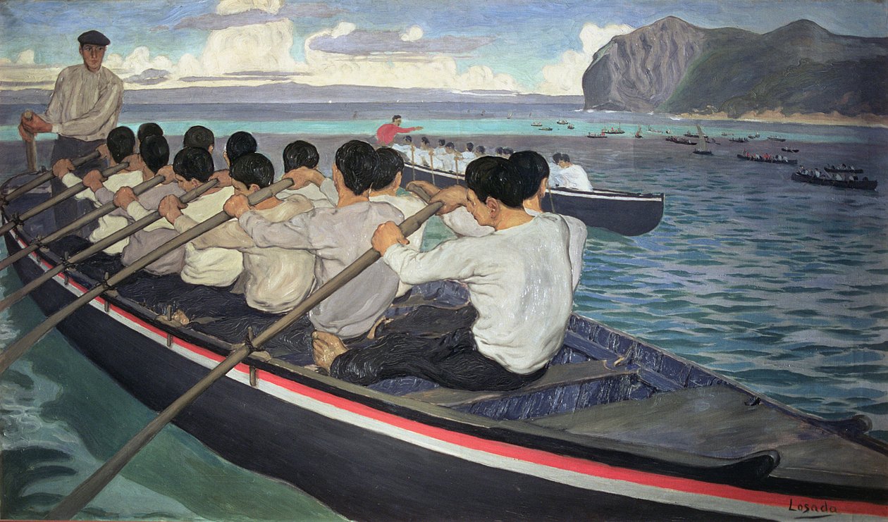 Die Ruderer, ca. 1912 von Manuel Losada