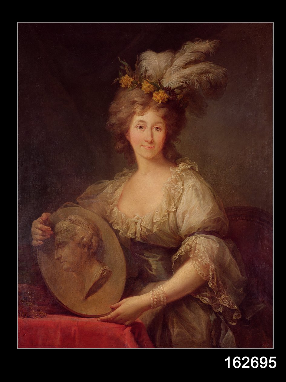 Porträt von Anne Biron (1750-1850) Prinzessin von Kurland, ca. 1795 von Marcello Bacciarelli