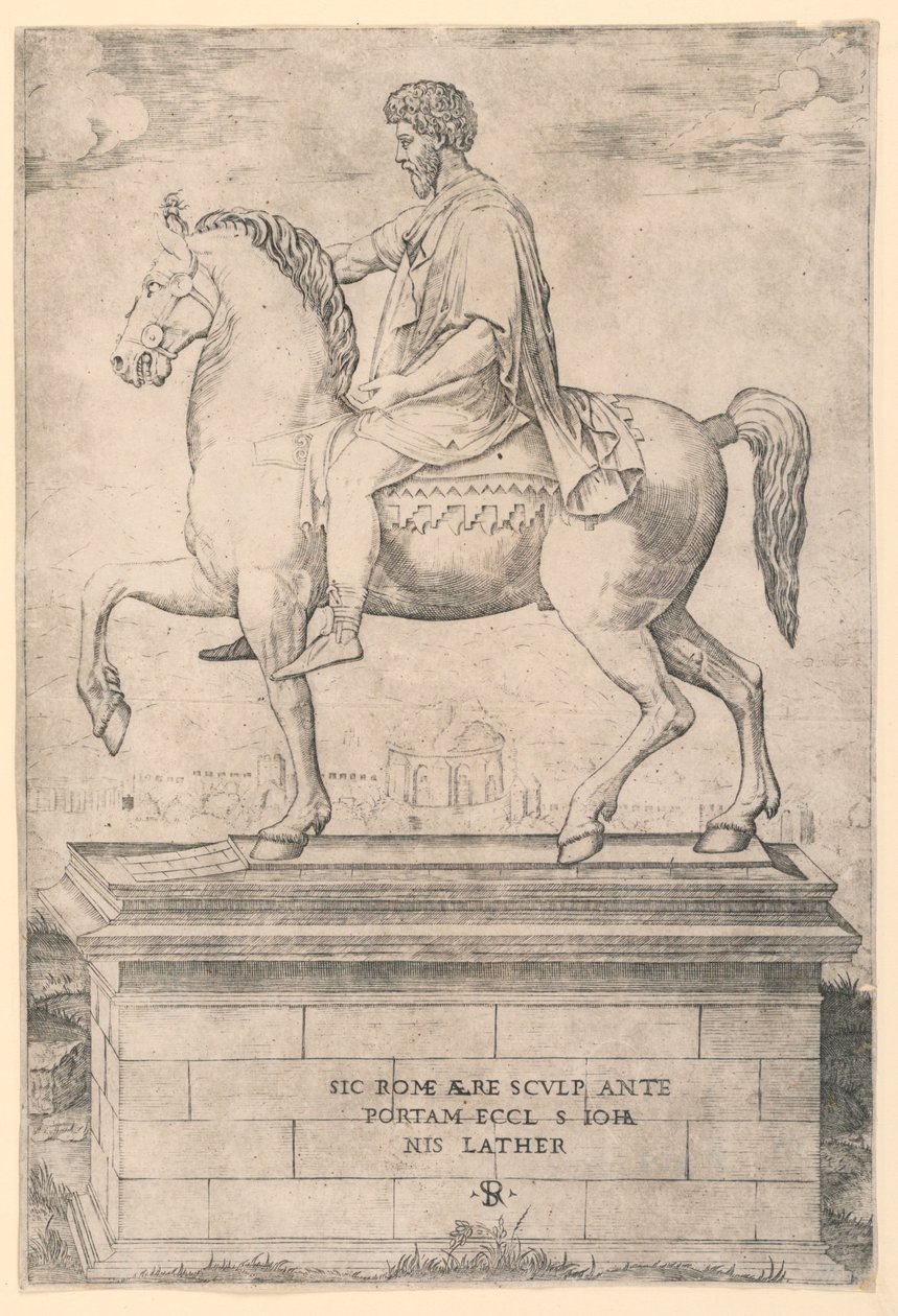 Reiterstatue des Marcus Aurelius von Marco Dente