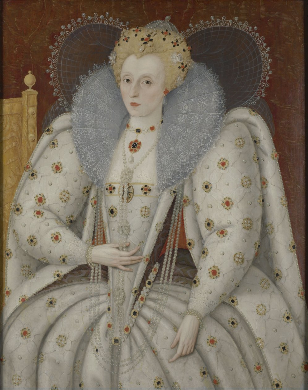 Porträt von Königin Elizabeth I. (1558-1603) von Marcus Garret Gheeraerts the Younger