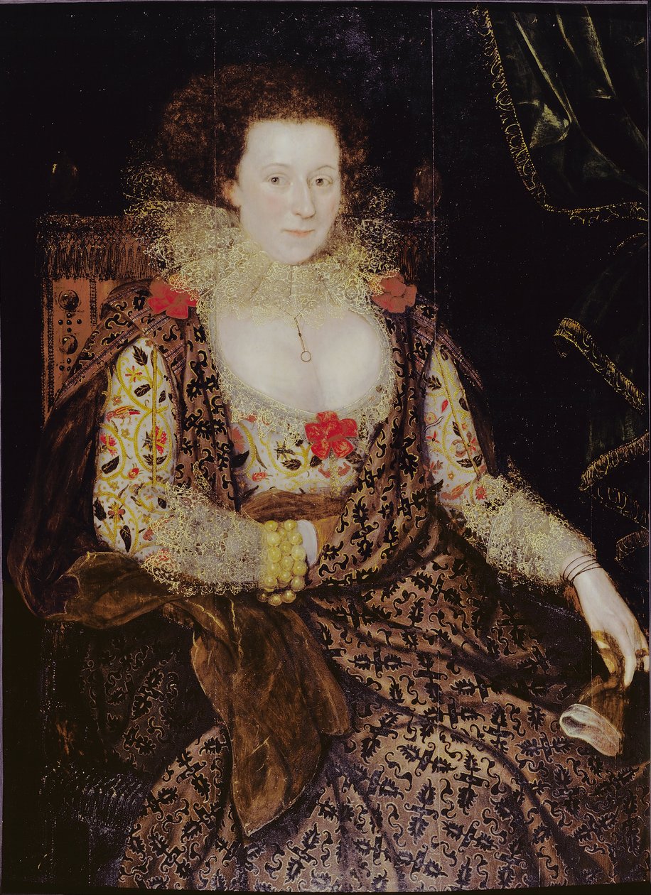 Porträt einer Dame von Marcus Garret Gheeraerts the Younger