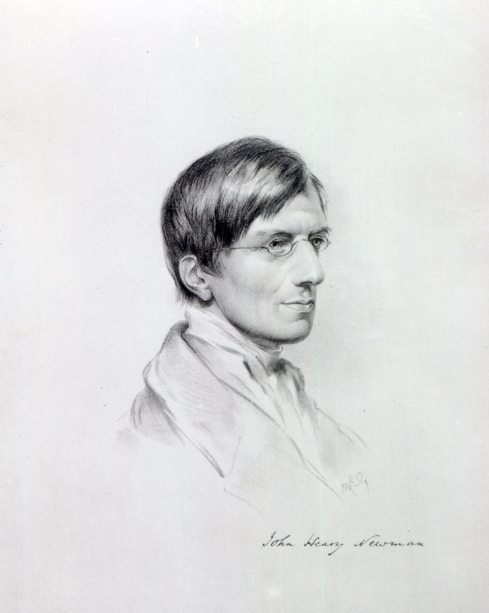 Der sehr ehrwürdige J.H. Newman, graviert von John Alfred Vinter, 1850 von Maria Giberne