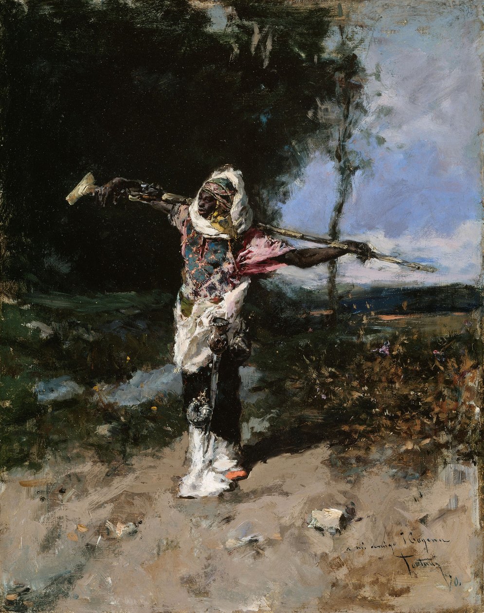 Afrikanischer Häuptling von Mariano Fortuny y Marsal