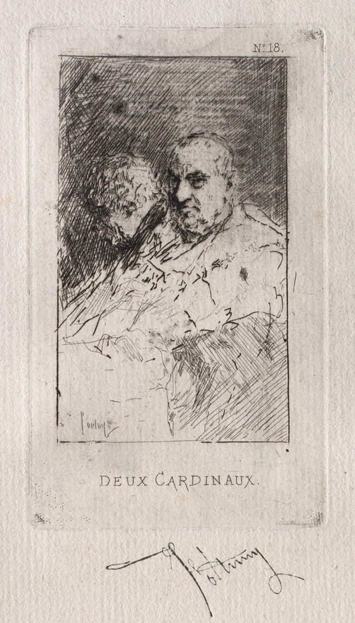 Deaux Cardinaux von Mariano José María Bernardo Fortuny y Carbó
