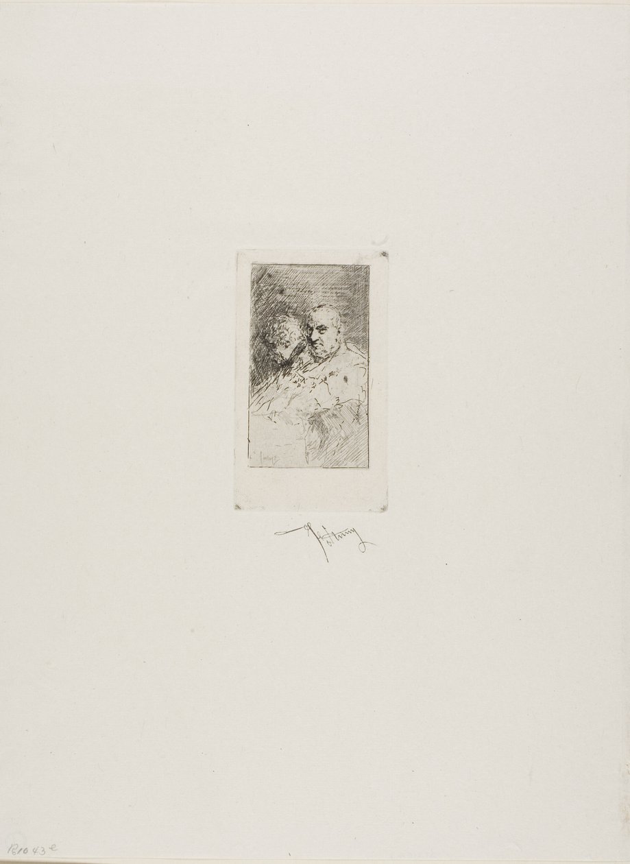 Zwei Kardinäle von Mariano Fortuny y Marsal