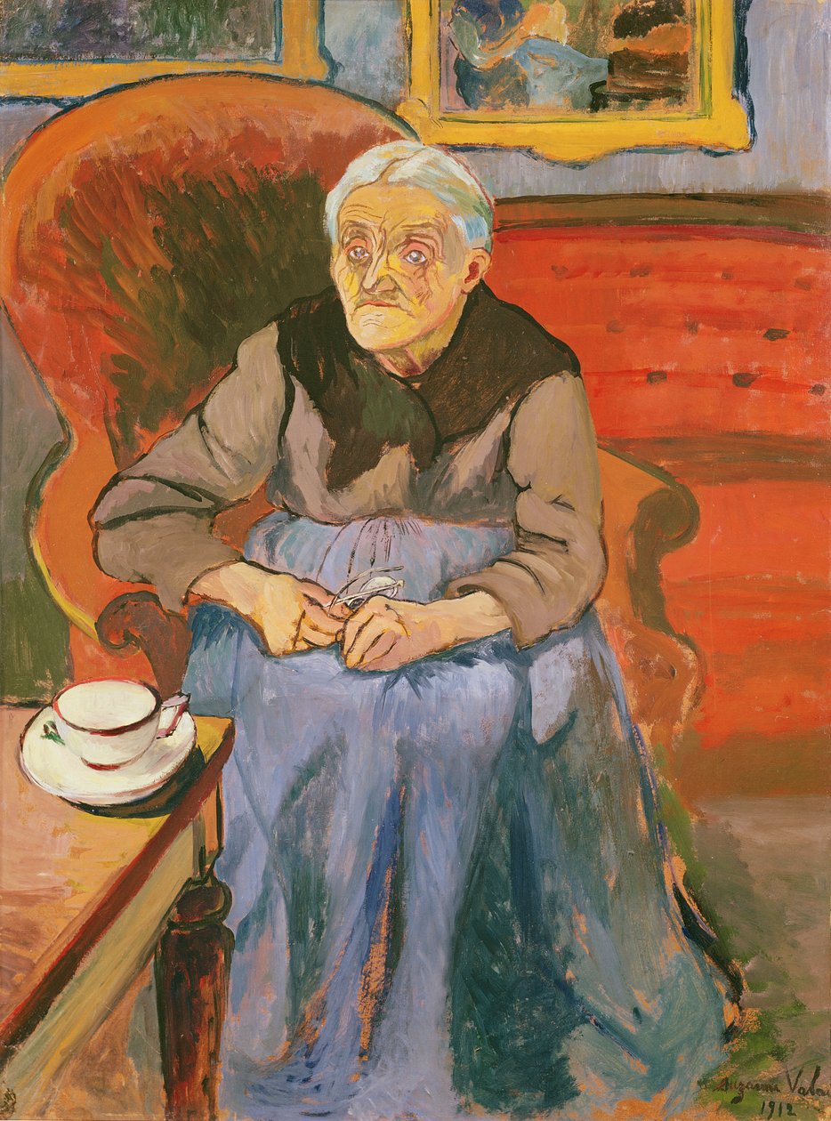 Porträt der Mutter des Künstlers, 1912 von Marie Clementine (Suzanne) Valadon