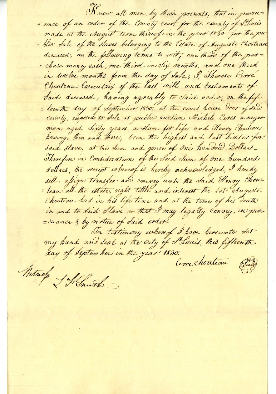 Unbekanntes Bild von Marie Therese Cerre Chouteau