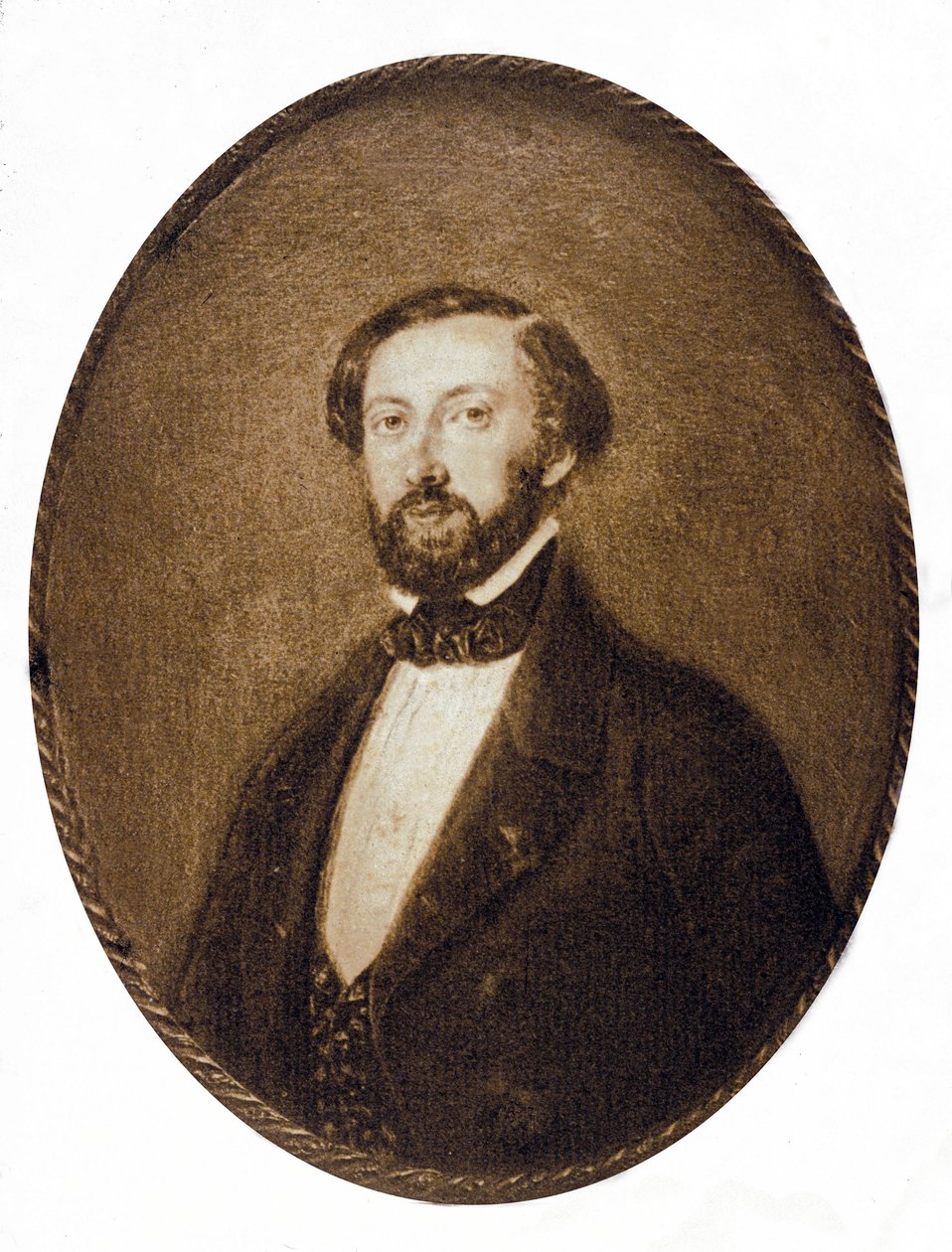 Alfred de Musset (Stich) von Marie Moulin