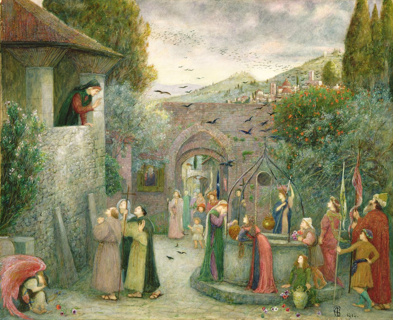 Die Pilgerleute von Marie Spartali Stillman