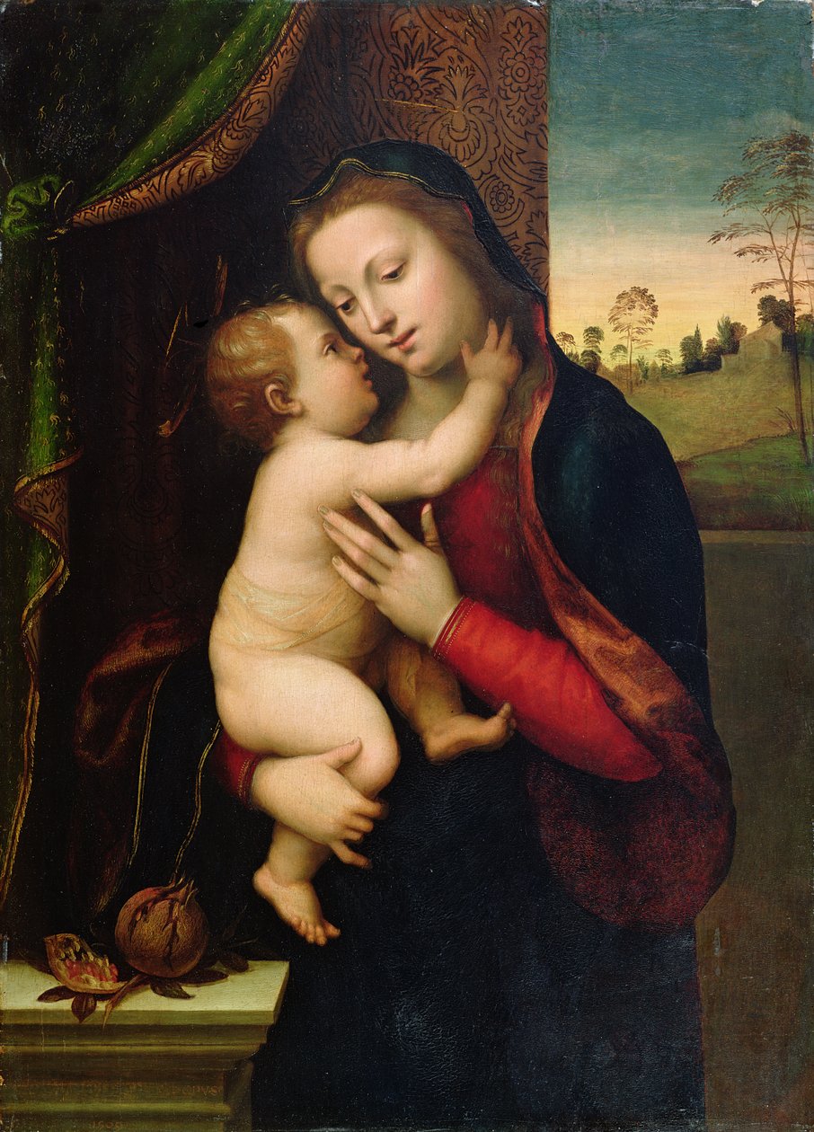 Madonna und Kind von Mariotto Albertinelli