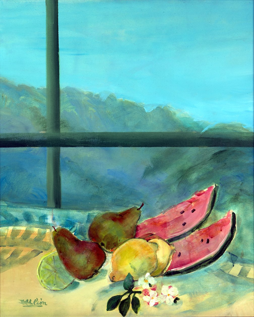 Stillleben mit Wassermelone von Marisa Leon