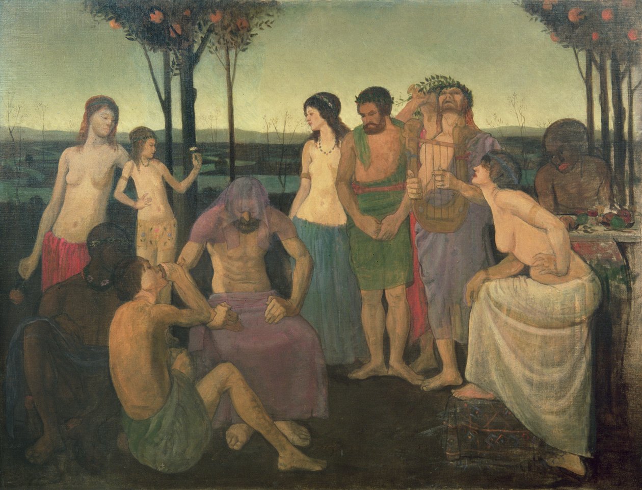 Allegorie, ca. 1910 von Mark Gertler