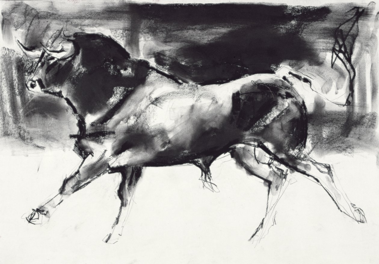 Schwarzer Stier von Mark Adlington