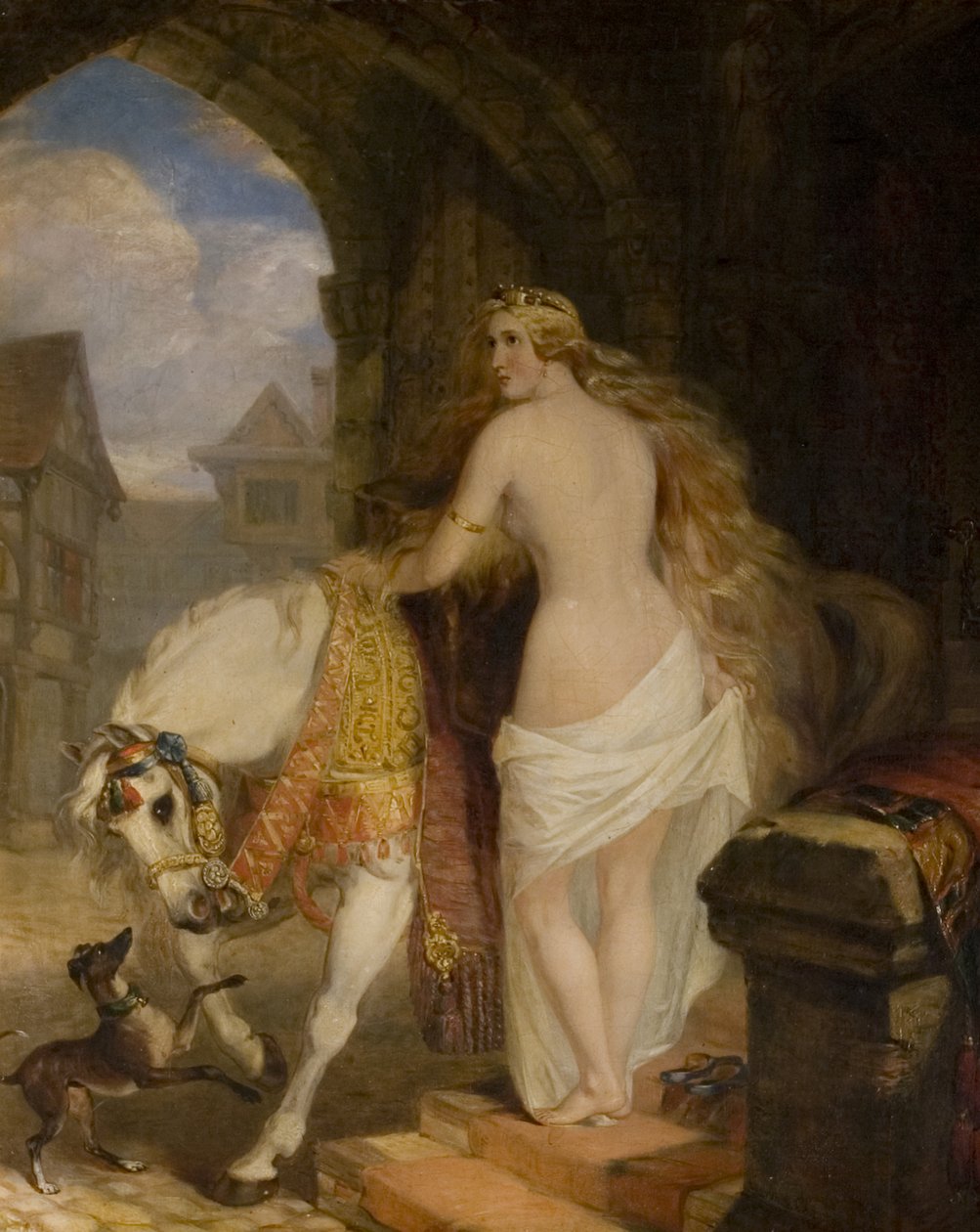 Lady Godiva, 1850 von Marshall Claxton