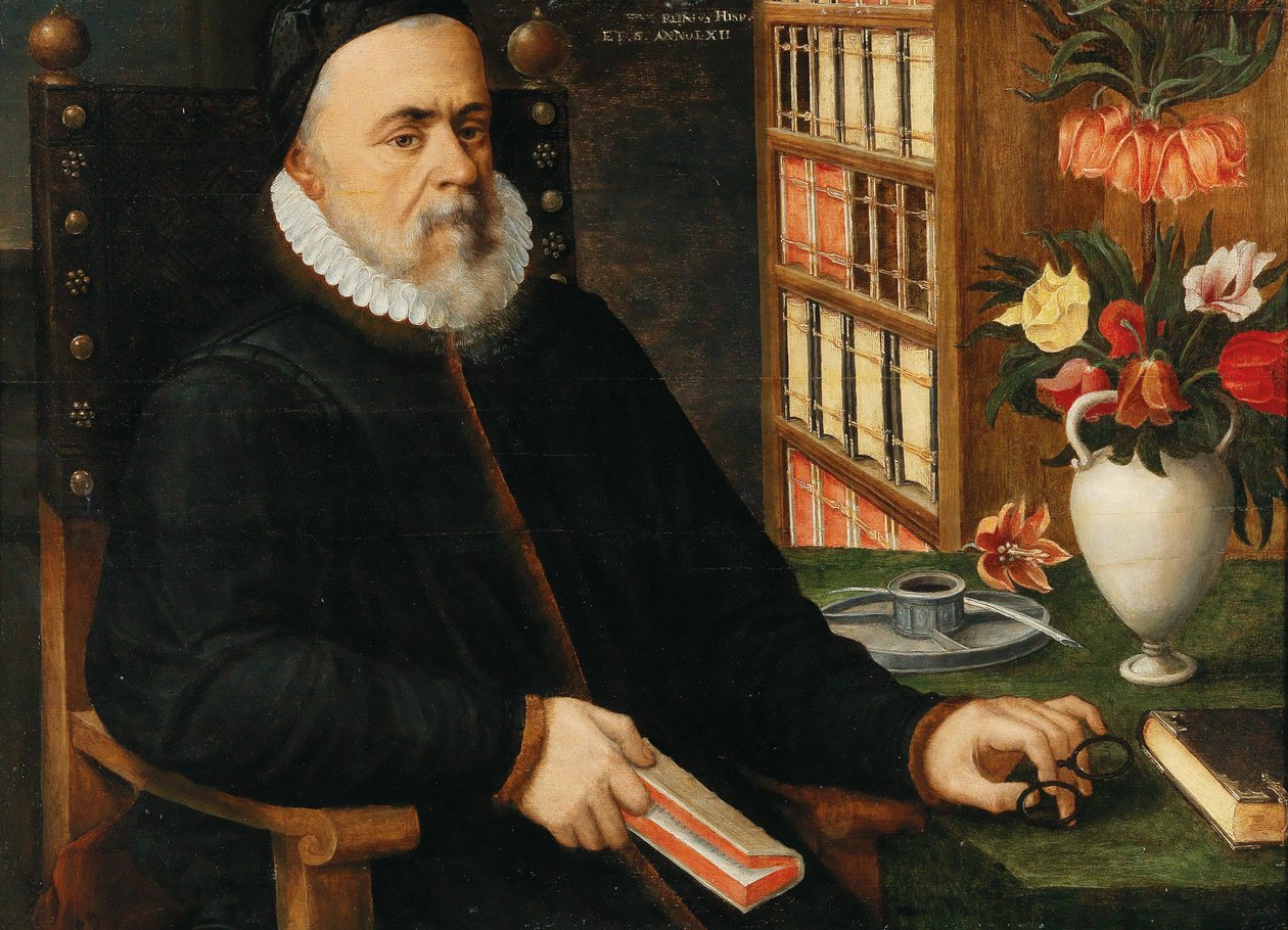 Porträt eines Gelehrten, wahrscheinlich Carolus Clusius von Marten Valckenborch  the van Elder