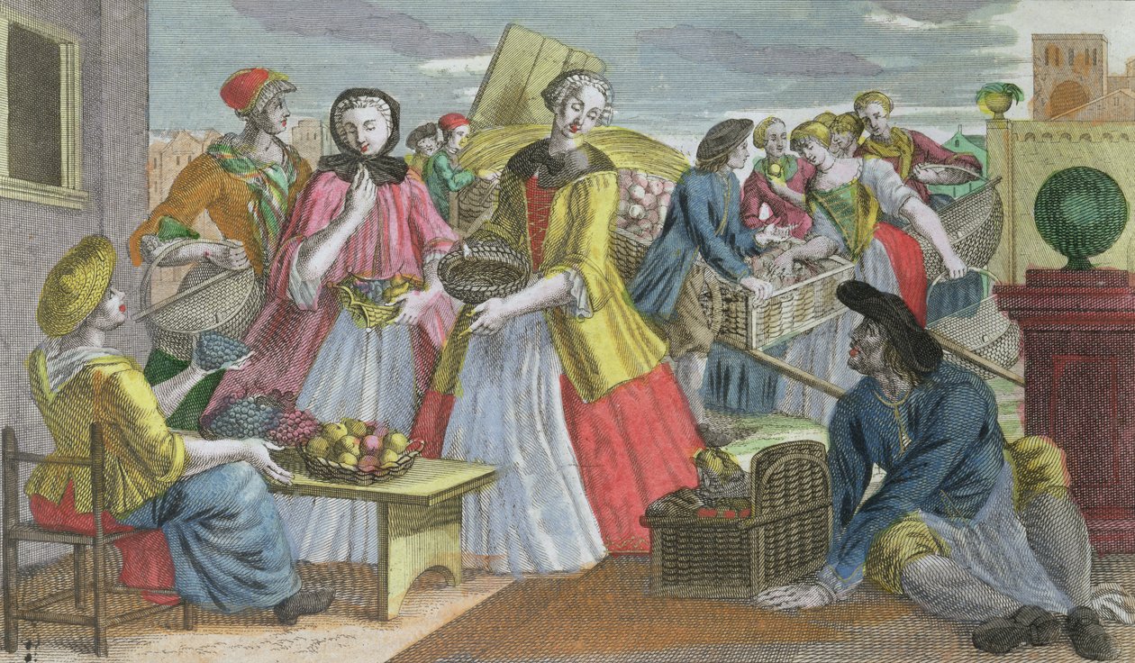 Der Obstmarkt von Martin Engelbrecht