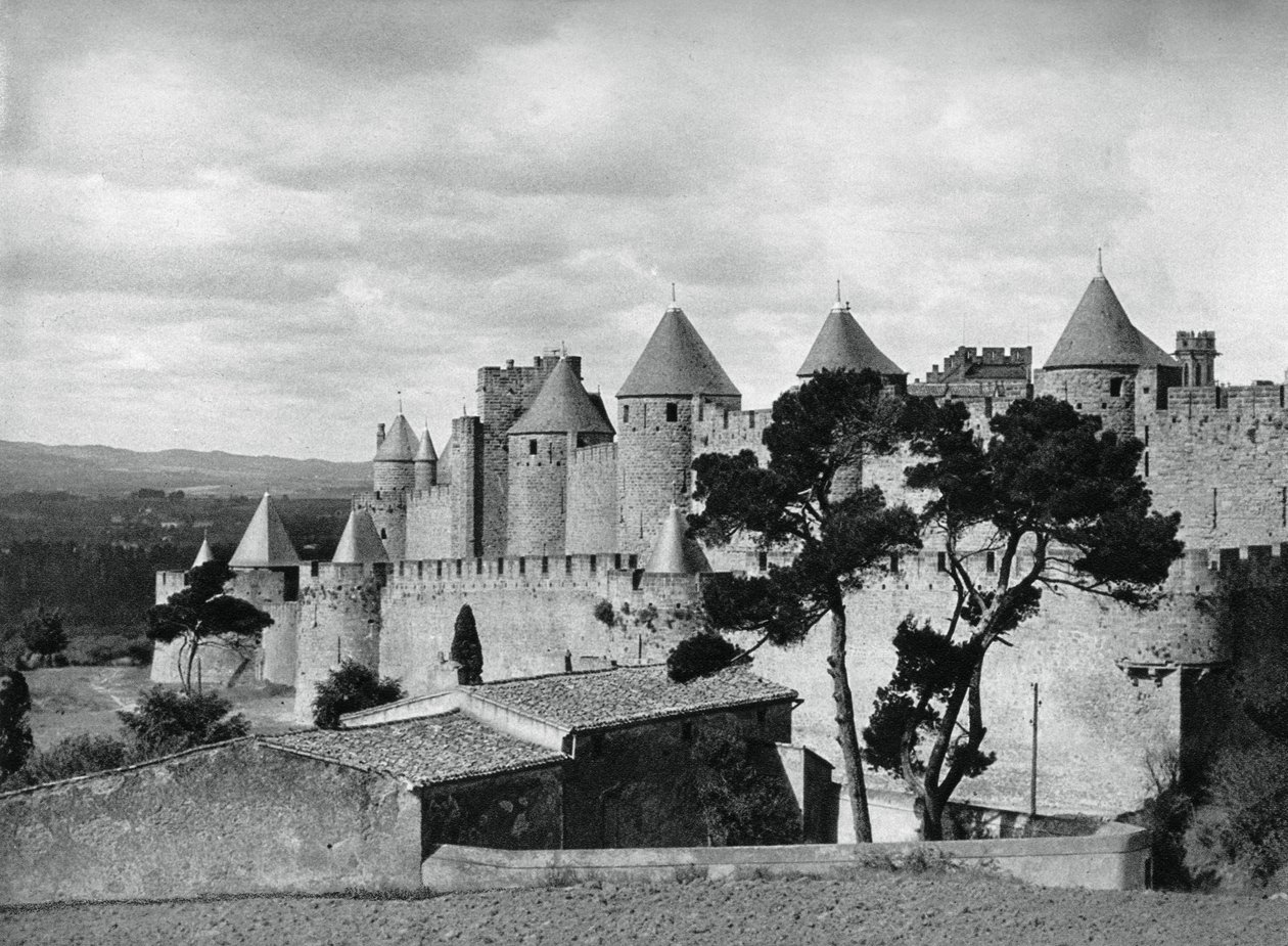 Carcassonne, Frankreich, 1937 von Martin Hurlimann