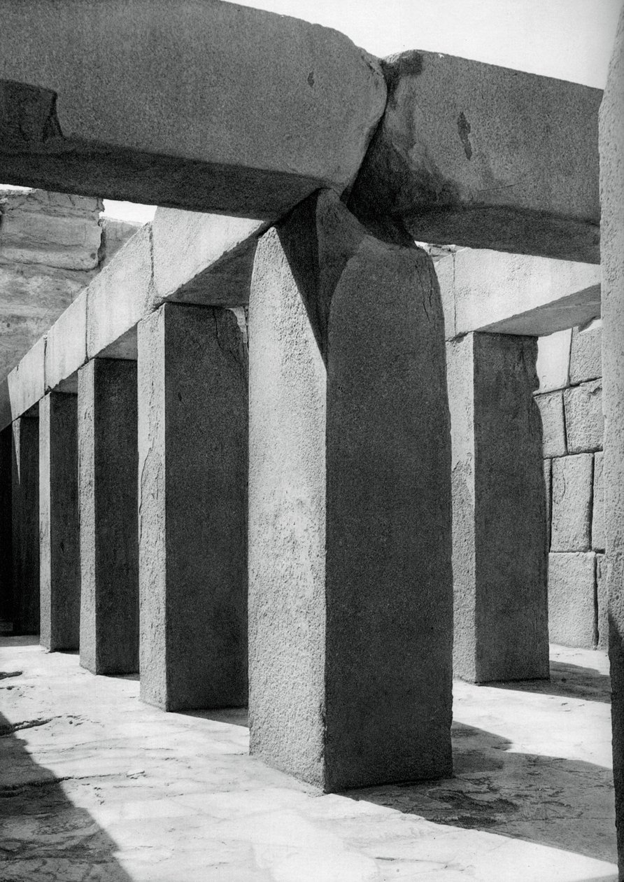 Granittempel, Gizeh, Ägypten, 1937 von Martin Hurlimann