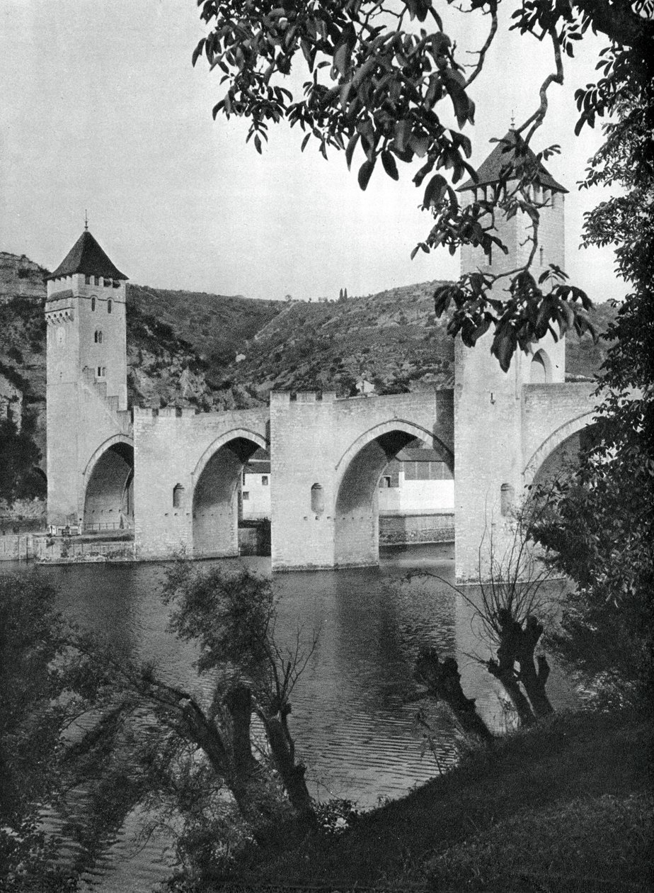 Pont Valentré, Cahors, Frankreich, 1937 von Martin Hurlimann