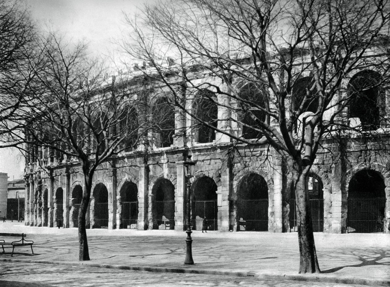 Die römische Arena, Nîmes, Provence, Frankreich, 1937 von Martin Hurlimann