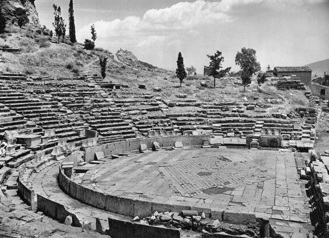 Theater des Dionysos, Athen, 1937 von Martin Hurlimann