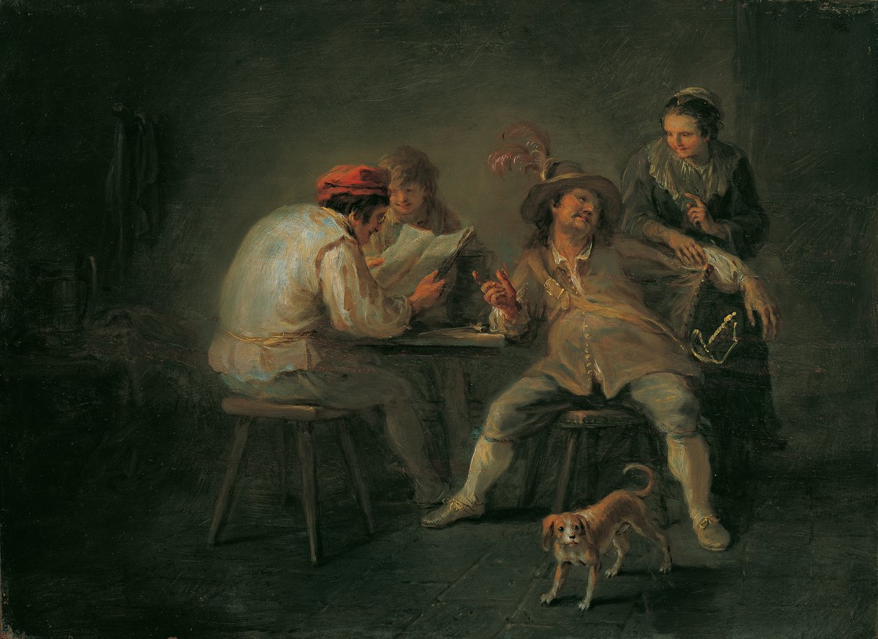 Wirtshausszene von Martin Johann Schmidt