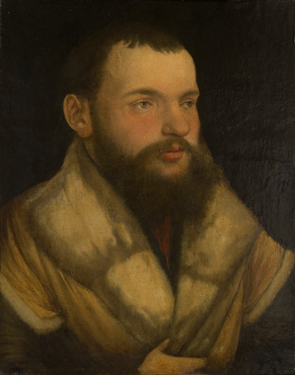 Porträt eines Mannes, 1520-30 von Martin Schaffner