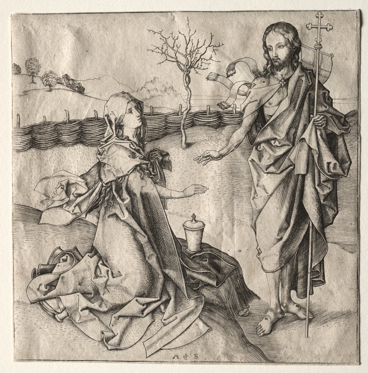 Christus erscheint der Magdalena von Martin Schongauer