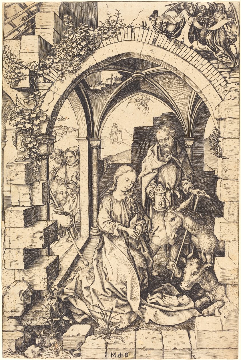 Die Geburt Christi von Martin Schongauer