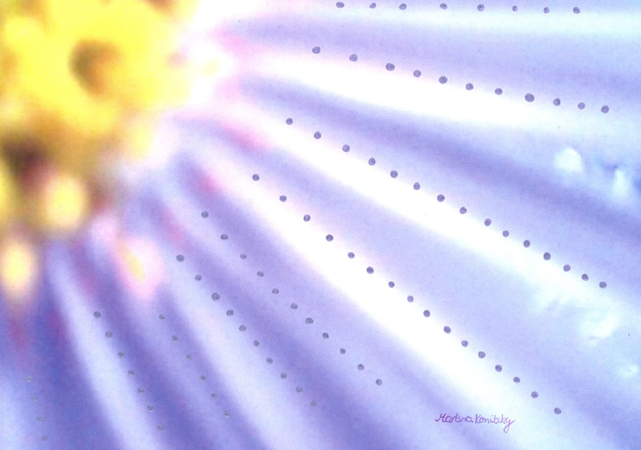 Blaue Blume von Martina Konitzky