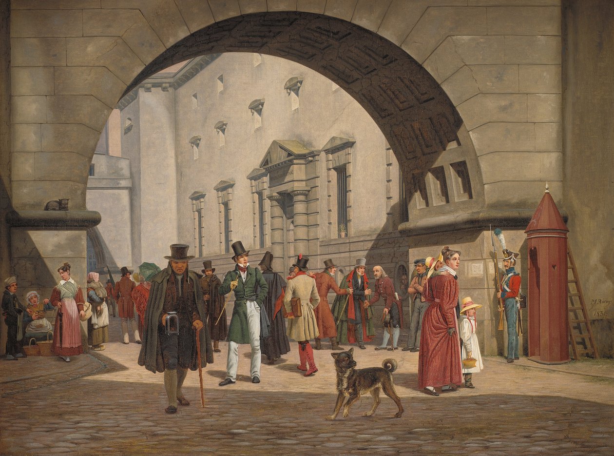 Das Gefängnis von Kopenhagen von Martinus Rørbye